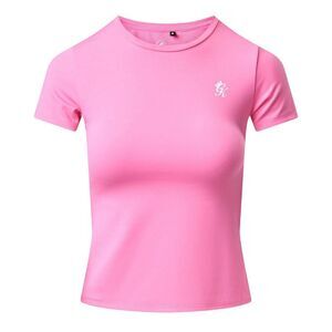 Gym King Womens/Ladies 365 Embroidered Logo Fitted T-Shirt / Carnation Pink